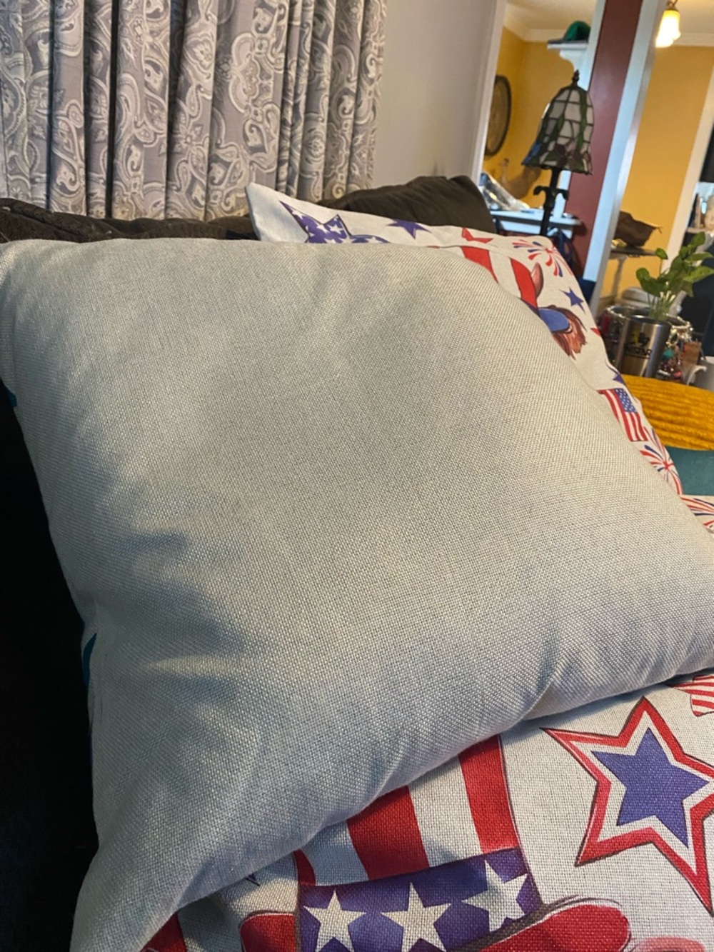 10 Canvas Throw Pillow Covers to Decorate, Press, Embroider or Craft - NWOT